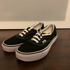 Black Canvas Vans